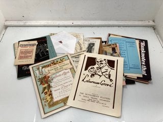 Lot 1366  
            Marchington SR13 - Parcel Delivery Only 

                
A COLLECTION OF EARLY TWENTIETH CENTURY EPHEMERA TO INCLUDE PLAYBILLS AND AN EARL...