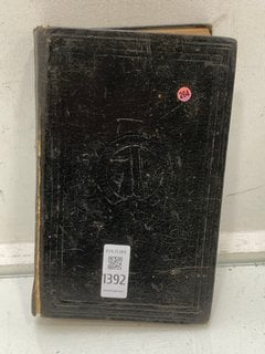 Lot 1392  
            Marchington SR13 - Parcel Delivery Only 

                
A VICTORIAN LEATHER BOUND FAMILY BIBLE, 1881: LOCATION - C3