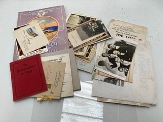 Lot 1398  
            Marchington SR13 - Parcel Delivery Only 

                
EARLY 20TH CENTURY EPHEMERA TO INCLUDE POSTCARDS, GREETINGS CARDS, THEATRE AND MU...