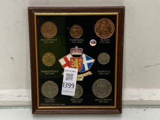 Lot 1399  
            Marchington SR13 - Parcel Delivery Only 

                
A FRAMED SET OF 'COINS OF THE REALM 1548-1867": LOCATION - C2