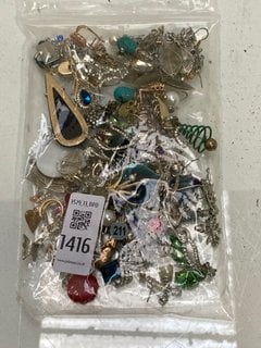 Lot 1416  
            Marchington SR13 - Parcel Delivery Only 

                
A LARGE COLLECTION OF VINTAGE AND COSTUME EARRINGS: LOCATION - C2