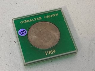 Lot 1439  
            Marchington SR13 - Parcel Delivery Only 

                
1969 CASED GIBRALTAR CROWN BRILLIANT AND UNCIRCULATED: LOCATION - C2
