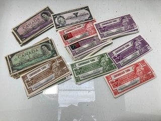 Lot 1465  
            Marchington SR13 - Parcel Delivery Only 

                
A VERY LARGE COLLECTION OF VINTAGE CANADIAN TYRE REDEEMABLE CURRENCY NOTES AND A ...