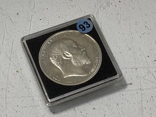 Lot 1470  
            Marchington SR13 - Parcel Delivery Only 

                
REPRODUCTION 1902 EDWARD VII WELSH SILVER CROWN IN PROTECTIVE CAPSULE: LOCATION - C2