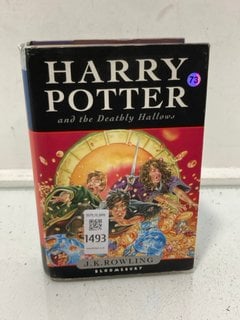 Lot 1493  
            Marchington SR13 - Parcel Delivery Only 

                
J.K.ROWLING HARDBACK FIRST EDITION BOOK WITH DUSTWRAPPER, "HARRY POTTER AND THE D...