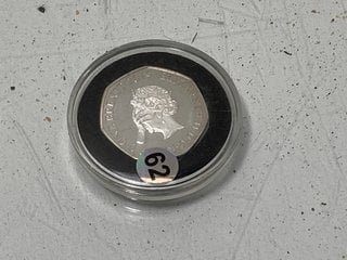 Lot 1530  
            Marchington SR13 - Parcel Delivery Only 

                
2019 BREXIT 'FACEPALM QEII' 50P COIN BRILLIANT AND UNCIRCULATED IN PROTECTIVE CAP...