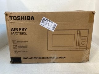Lot 1554  
            Marchington SR13 - Parcel Delivery Only 

                
TOSHIBA AIR FRY MATTERS MICROWAVE OVEN-MODEL NO MW3-AC26SFI: LOCATION - D1