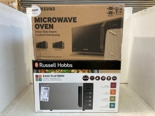 Lot 1560  
            Marchington SR13 - Parcel Delivery Only 

                
RUSSELL HOBBS EASI FLATBED FAMILY SIZE DIGITAL MICROWAVE IN BLACK-MODEL NO RHEM23...