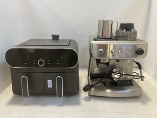 Lot 1582  
            Marchington SR13 - Parcel Delivery Only 

                
TOWER 2 BASKET AIR FRYER TO INCLUDE BREVILLE BARISTA MAX ESPRESSO COFFEE MACHINE ...