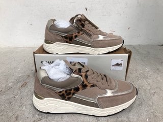 Lot 505  
            Marchington SR13 - Parcel Delivery Only 

                
DAMART WOMENS AMORTYL TRAINERS IN LIGHT TAUPE - SIZE UK 6: LOCATION - A7