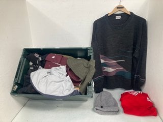 Lot 554  
            Marchington SR13 - Parcel Delivery Only 

                
QTY OF ASSORTED MENS CLOTHING IN VARIOUS SIZES TO INCLUDE FALSE NEIN S/S V NECK T...