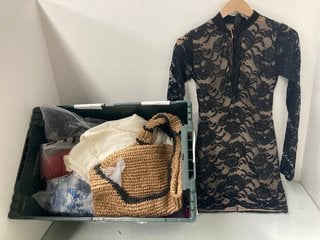 Lot 619  
            Marchington SR13 - Parcel Delivery Only 

                
QTY OF ASSORTED WOMENS CLOTHING - SIZE UK XS, SMALL & 8-10 TO INCLUDE PINK BOUTIQ...