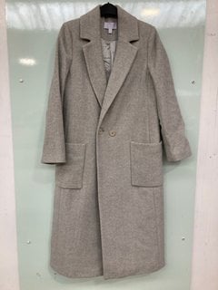 Lot 627  
            Marchington SR13 - Parcel Delivery Only 

                
THE WHITE COMPANY WOMENS WHITE LABEL LONG LENGTH COAT IN GREY - SIZE UK 12: LOCAT...