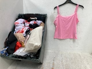 Lot 676  
            Marchington SR13 - Parcel Delivery Only 

                
QTY OF ASSORTED WOMENS APPAREL TO INCLUDE PRETTY LITTLE THING CRINKLE HIGH WAIST ...