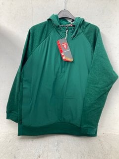 Lot 705  
            Marchington SR13 - Parcel Delivery Only 

                
ADIDAS MENS PRIMALOFT FULL ZIP JACKET IN GREEN - SIZE UK L: LOCATION - B5