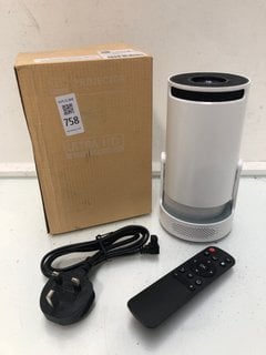 Lot 758  
            Marchington SR13 - Parcel Delivery Only 

                
ULTRA HD MINI MULTIMEDIA PROJECTOR: LOCATION - B8