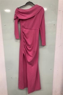 Lot 759  
            Marchington SR13 - Parcel Delivery Only 

                
ELLIATT JAMIE ONE SHOULDER MAXI PINK DRESS - UK SIZE: XS - ORIGINAL RRP: £265.00:...
