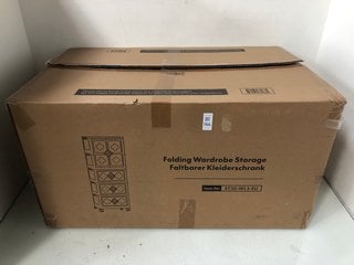 Lot 766  
            Marchington SR13 - Parcel Delivery Only 

                
FOLDING WARDROBE STORAGE - MODEL NO. ST30-WL3-EU: LOCATION - B8