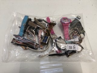 Lot 785  
            Marchington SR13 - Parcel Delivery Only 

                
20 X ASSORTED LADIES AND GENTS WRISTWATCHES: LOCATION - B10