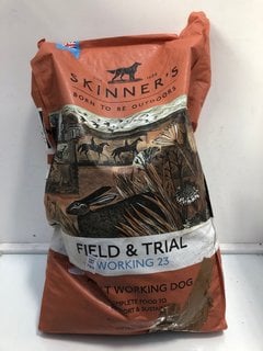 Lot 789  
            Marchington SR13 - Parcel Delivery Only 

                
SKINNER'S ADULT WORKING DOGS DRY FOOD PACK 15KG - BBE: 25/06/2026: LOCATION - B10