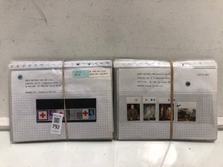 Lot 792  
            Marchington SR13 - Parcel Delivery Only 

                
THIRTY WELL-PRESENTED VINTAGE DEALER PACKS OF COLLECTIBLE STAMPS, EACH PACK DESCR...