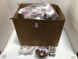 Lot 802  
            Marchington SR13 - Parcel Delivery Only 
                
QTY OF ASSORTED ITEMS TO INCLUDE QTY OF SANTA PERSONALISED TEDDIES: LOCATION - B10
