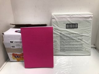 Lot 804  
            Marchington SR13 - Parcel Delivery Only 
                
QTY OF IN CLASS TOMORROW NOTEBOOKS IN PINK TO INCLUDE QTY OF CRICUT 3 PACK CUTTIN...