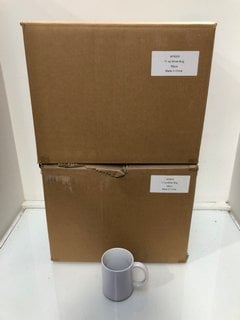 Lot 823  
            Marchington SR13 - Parcel Delivery Only 
                
2 X 36 PIECE BOXES OF MUGS IN WHITE: LOCATION - B11