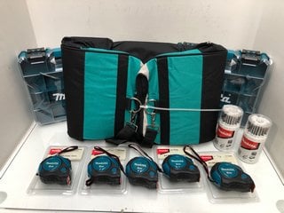 Lot 852  
            Marchington SR13 - Parcel Delivery Only 
                
QTY OF ASSORTED MAKITA HARDWARE ITEMS TO INCLUDE 18 PIECE DRILL BILL SET: LOCATIO...