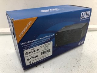 Lot 861  
            Marchington SR13 - Parcel Delivery Only 
                
ECCO COMMERCIAL MULTI-FREQUENCY BACK UP ALARM-ORIGINAL RRP £89.99: LOCATION - B13