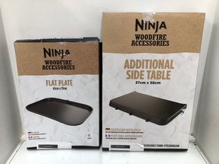Lot 868  
            Marchington SR13 - Parcel Delivery Only 
                
NINJA WOOD FIRES ACCESSORIES FLAT PLATE 45CM X 31CM TO INCLUDE NINJA WOODFIRE ACC...