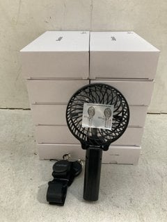 Lot 918  
            Marchington SR13 - Parcel Delivery Only 

                
12 X EASYACC HANDHELD MINI FANS: LOCATION - B16