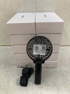 Lot 919  
            Marchington SR13 - Parcel Delivery Only 

                
11 X EASYACC HANDHELD MINI FANS: LOCATION - B16
