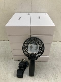 Lot 920  
            Marchington SR13 - Parcel Delivery Only 

                
11 X EASYACC HANDHELD MINI FANS: LOCATION - B16