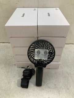 Lot 921  
            Marchington SR13 - Parcel Delivery Only 
                
11 X EASYACC HANDHELD MINI FANS: LOCATION - B16