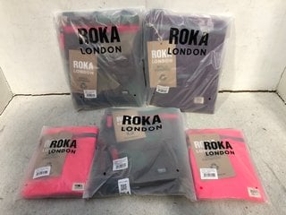 Lot 964  
            Marchington SR13 - Parcel Delivery Only 
                
5 X ASSORTED ROKA LONDON BAGS TO INCLUDE X SMALL CHELSEA BAG IN RASPBERRY NEON: L...