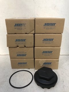 Lot 986  
            Marchington SR13 - Parcel Delivery Only 

                
8 X JOST 149,0MM WHEEL BEARING CAPS IN BLACK: LOCATION - C17