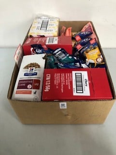 Lot 105  
            Nottingham SR1 - Delivery Only 

                
BOX OF VARIOUS PET FOODS INC. CHURU TUNA RECIPE WITH SHRIMP FLAVOUR TUBES FOR CAT...