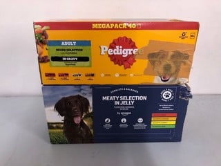 Lot 110  
            Nottingham SR1 - Delivery Only 

                
2 X VARIOUS DOG FOOD PACKS INC. PEDIGREE ADULT MIXED SELECTION WITH VEGETABLES - ...