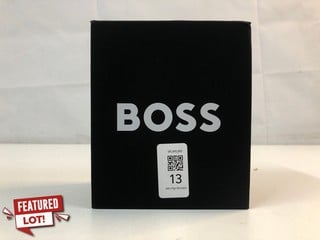 Lot 13  
            Nottingham SR1 - Delivery Only 

                
BOSS SKY TRAVELLER STAINLESS STEEL MESH BRACELET WATCH MODEL: HB511.1.14.4025 - O...