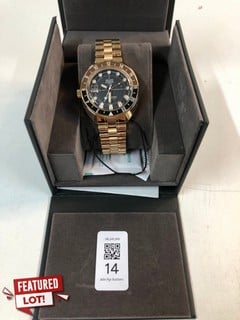 Lot 14  
            Nottingham SR1 - Delivery Only 

                
BULOVA OCEANGRAPHER GMT BRACELET WATCH MODEL: 97B215 - ORIGINAL RRP £557