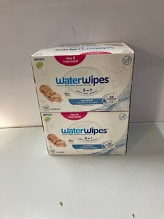 Lot 190  
            Nottingham SR1 - Delivery Only 

                
2 X WATER WIPES SENSITVE NEWBORN & BABY WIPE MULTIPACKS - 12 PER PACK