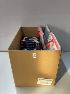 Lot 208  
            Nottingham SR1 - Delivery Only 
                
BOX OF VARIOUS COSTUMES INC SMIFFYS AFRO WIG