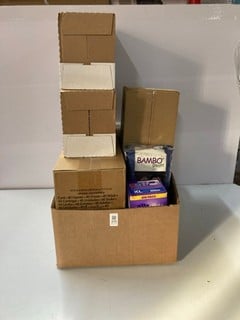 Lot 215  
            Nottingham SR1 - Delivery Only 
                
BOX OF SANITARY ITEMS INC. BAMBO DREAMY NIGHT PANTS