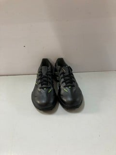 Lot 218  
            Nottingham SR1 - Delivery Only 
                
ADIDAS COPE PURE III LEAGUE TF TRAINERS - BLACK/NEON GREEN - SIZE - UK KIDS 6.5