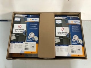 Lot 229  
            Nottingham SR1 - Delivery Only 
                
BOX OF HERMA SPECIAL TRANSPARENT LABELS - 219 X 297MM