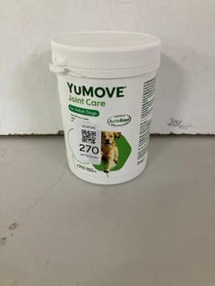 Lot 270  
            Nottingham SR1 - Delivery Only 

                
YUMOVE JOINT CARE FOR ADULT DOGS (300 TABLETS) - EXP:02/2027 - ORIGINAL RRP £90 (...