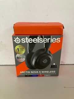 Lot 279  
            Nottingham SR1 - Delivery Only 

                
STEELSERIES ARCTIS NOVA 5 WIRELESS GAMING HEADSET