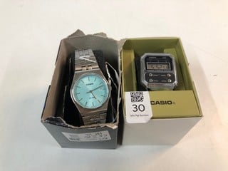 Lot 30  
            Nottingham SR1 - Delivery Only 

                
2 X CASIO WATCHES INC. MEN'S ANALOG QUARTZ STAINLESS STEEL WATCH