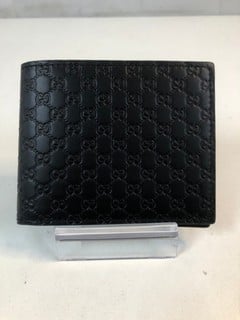 Lot 40  
            Nottingham SR1 - Delivery Only 

                
GUCCI BLACK LEATHER WALLET - ORIGINAL RRP £265